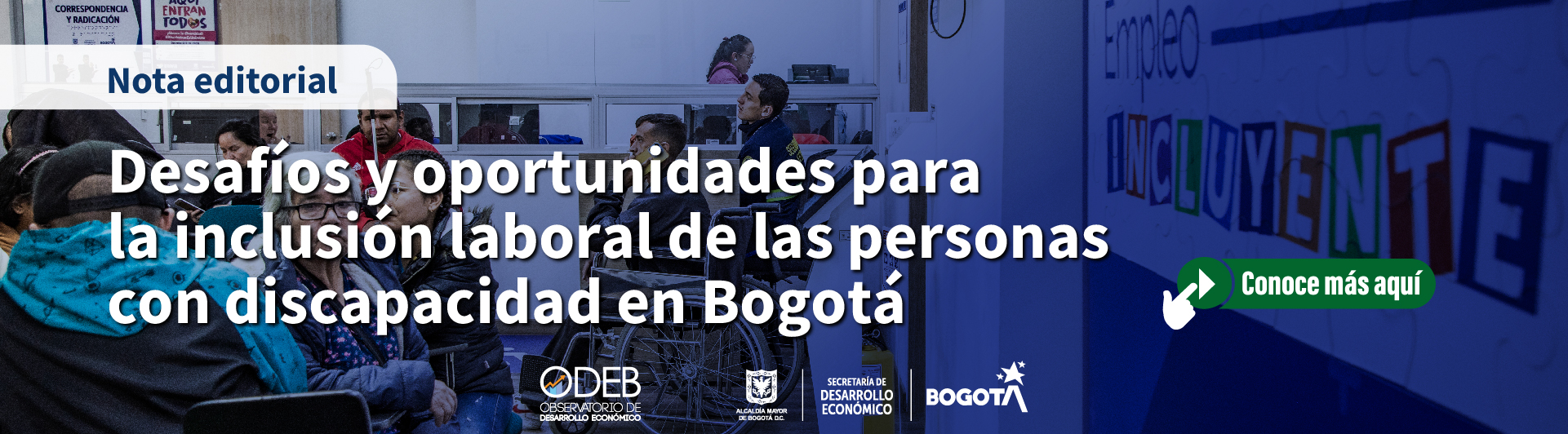 Desafíos y oportunidades para la inclusión laboral de las personas con discapacidad en Bogotá