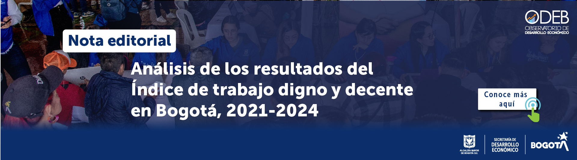 Análisis de los resultados del Índice de trabajo digno y decente en Bogotá, 2021-2024