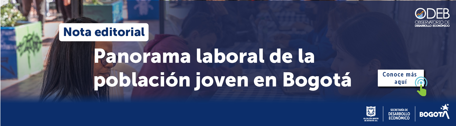 Panorama laboral de la población joven en Bogotá