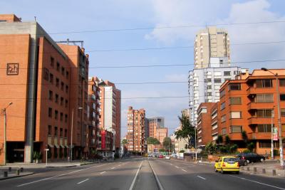 Carrera 7 calle 65, localidad de Chapinero en Bogotá  