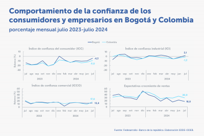 En julio de 2024 se recuperó la confianza de los consumidores para la compra de bienes durables