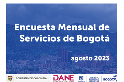 Encuesta mensual de servicios de Bogotá, agosto 2023