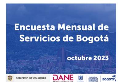 Encuesta mensual de servicios de Bogotá, octubre 2023
