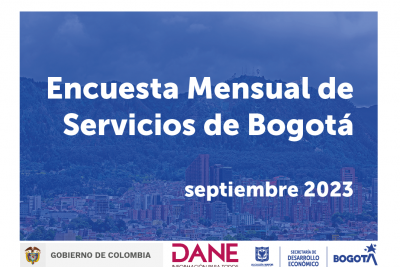 Encuesta mensual de servicios de Bogotá, septiembre 2023