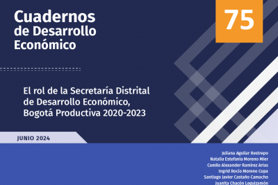 El rol de la Secretaría Distrital de Desarrollo Económico,Bogotá Productiva 2020-2023
