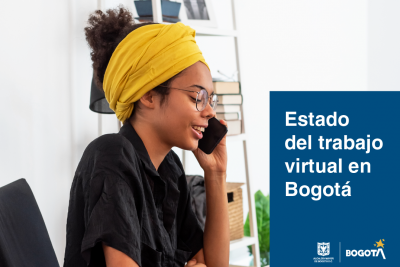 Estado del trabajo virtual en Bogotá