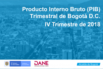 PIB 2018 IV Trimestral Bogotá