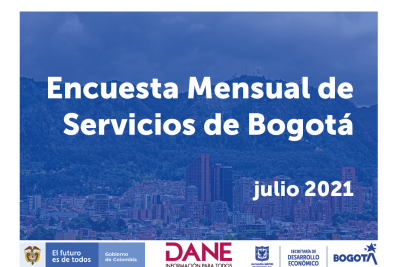 Encuesta mensual de servicios de Bogotá, julio 2021