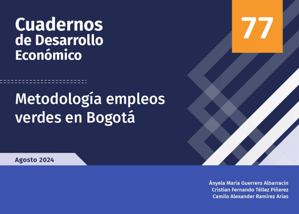 Metodología empleos verdes en Bogotá