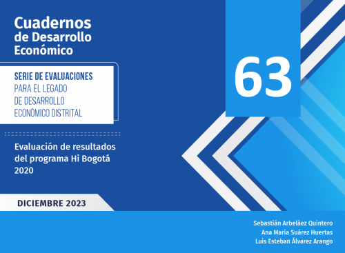 Evaluación de resultados del programa Hi Bogotá 2020