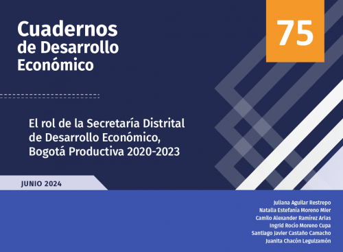 El rol de la Secretaría Distrital de Desarrollo Económico,Bogotá Productiva 2020-2023