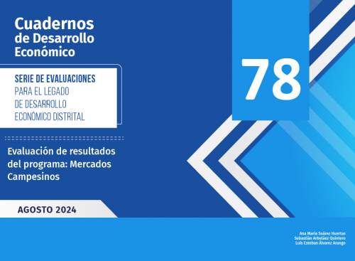 Evaluación de resultados del programa: Mercados Campesinos