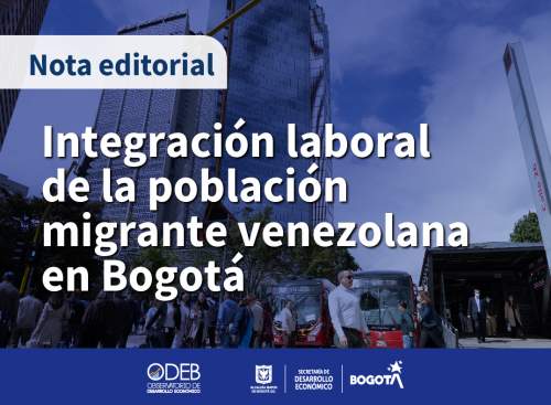 Integración laboral de la población migrante venezolana en Bogotá