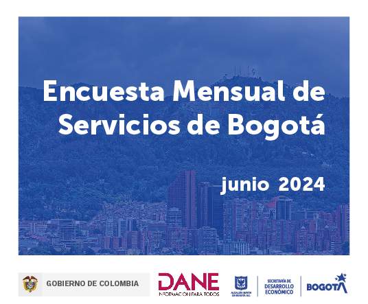 Encuesta mensual de servicios de Bogotá, junio 2024